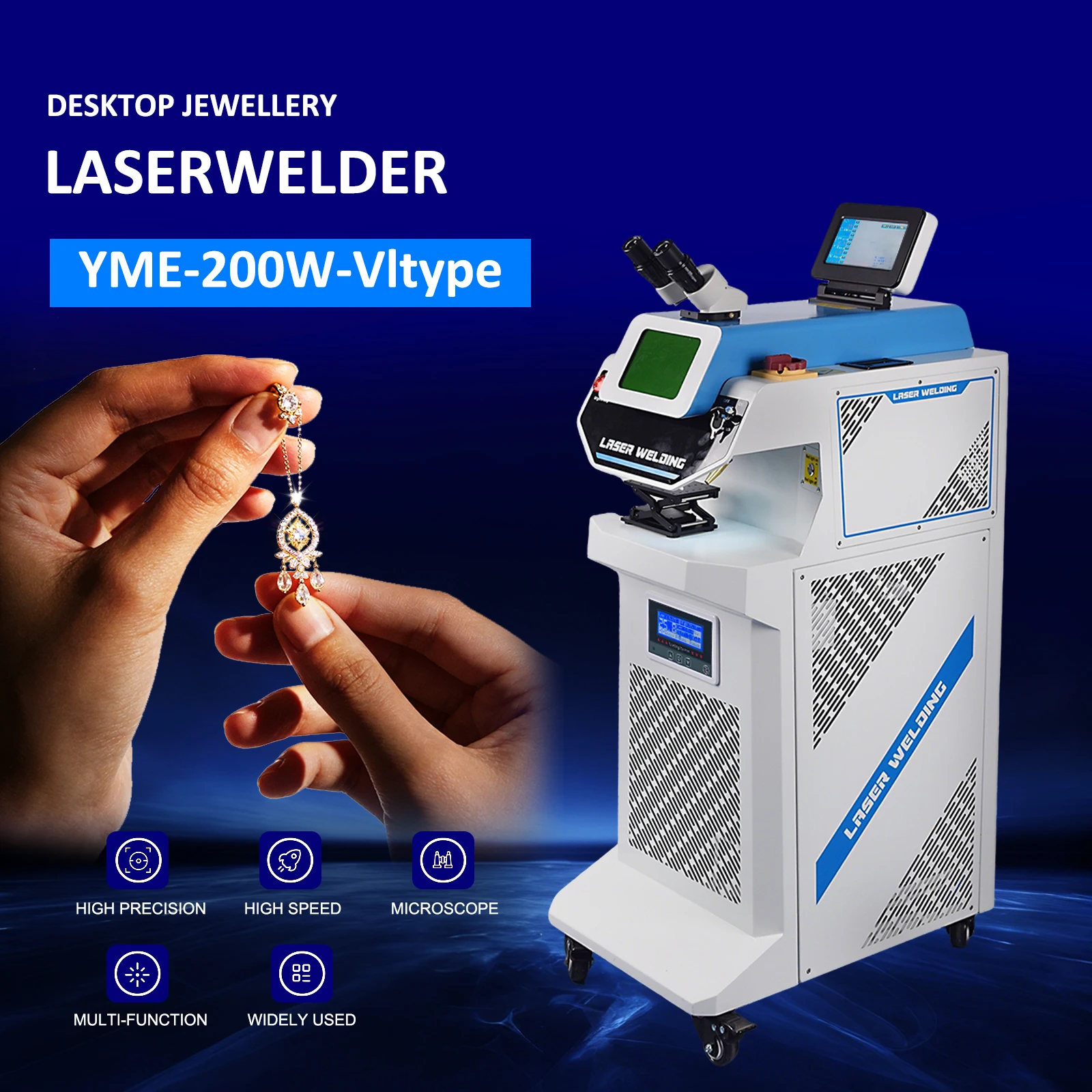 Wholesale 200W Jewelry Laser Welding Machine for Metal Aluminum Steel Titanium Mould Repair - Precision Welding Tool