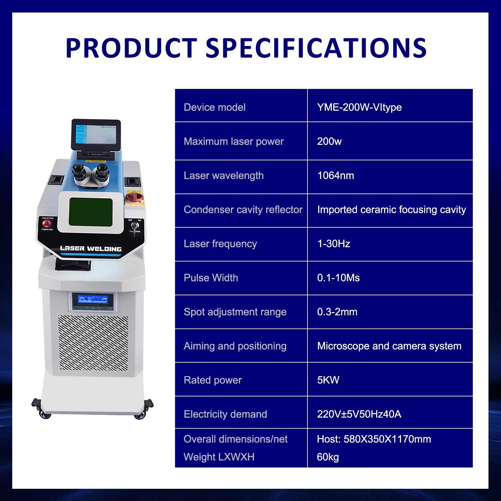 Wholesale 200W Jewelry Laser Welding Machine for Metal Aluminum Steel Titanium Mould Repair - Precision Welding Tool