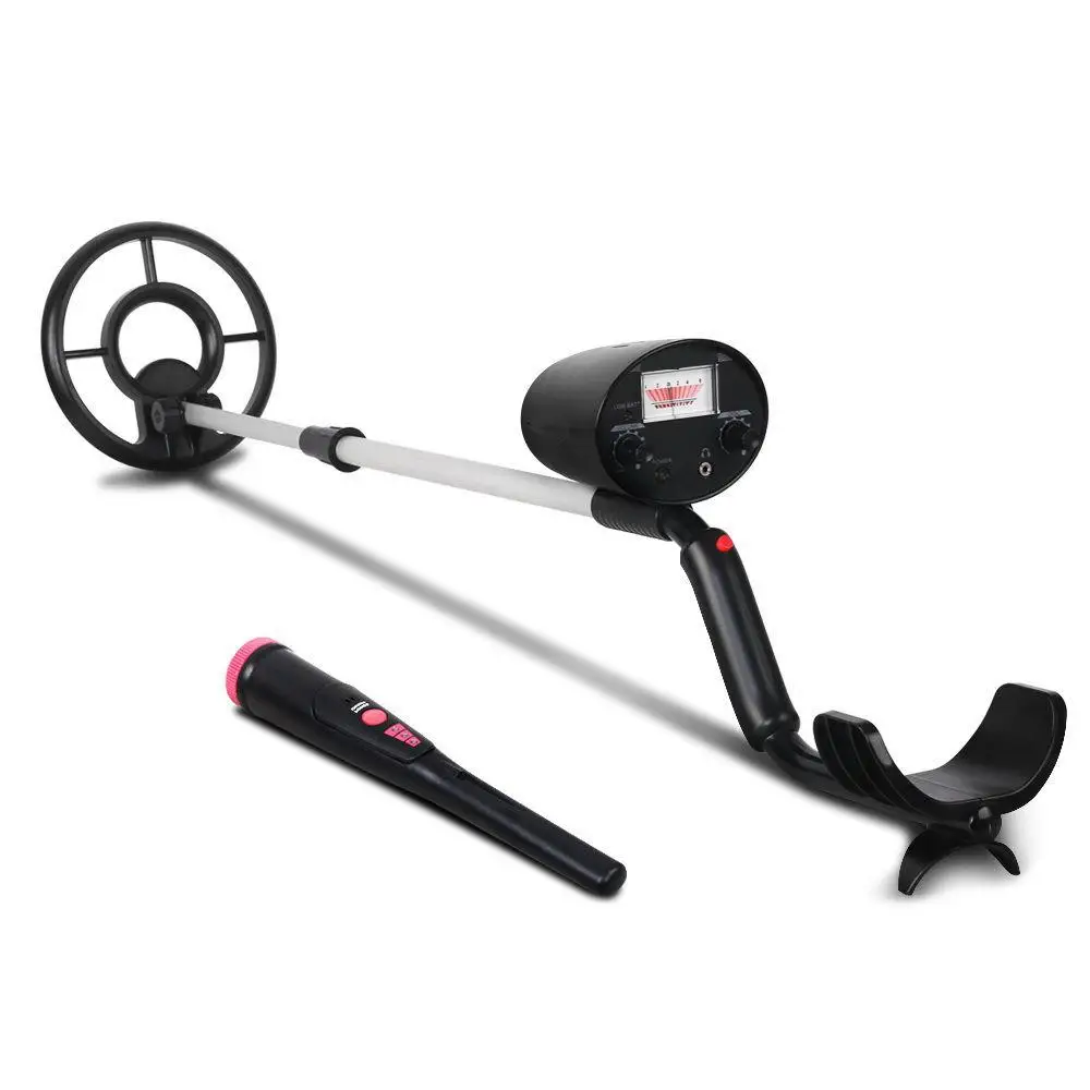 Waterproof Metal Detector Pinpointer 180MM Deep Sensitive Treasure Hunting Probe Black