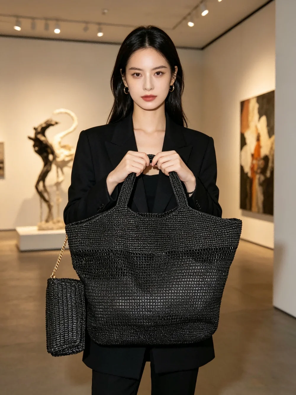New Quilted Diamond Lattice Tote Bag for Women, Trendy Large Capacity Shoulder Bag Ideal for Daily Commute & Shopping
