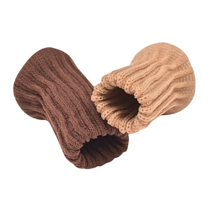 24PCS Floor Protector Chair Leg Sock Cute Anti-Noise Elastic Table Foot Cover Knitting Non-Slip Protective Case