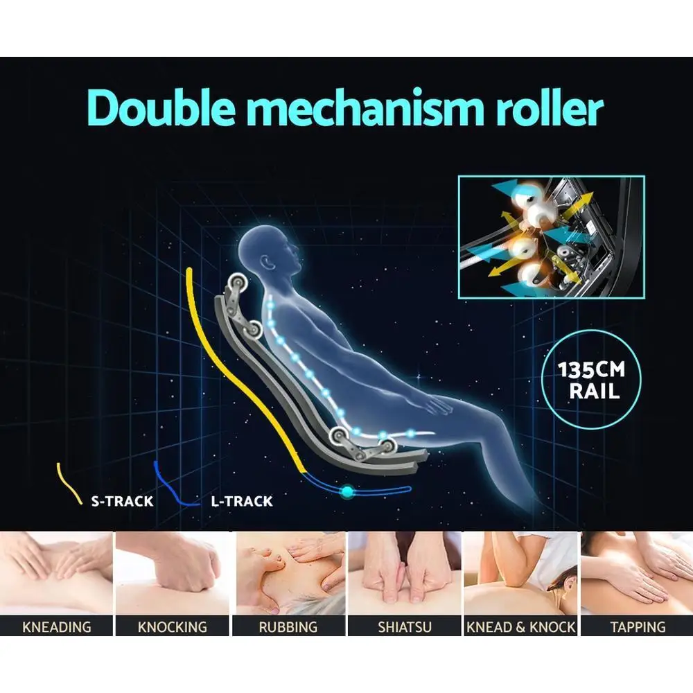 4D Massage Chair Recliner SL Track Full Body Zero Gravity Heated AI Body Scan Massage Sofa Relaxation Chair