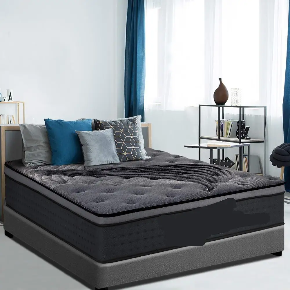 34cm Queen Mattress Bamboo Fabric Cover Breathable Stretch Fitted Protector Dustproof Soft Bed Cover Home Bedding Sleeve