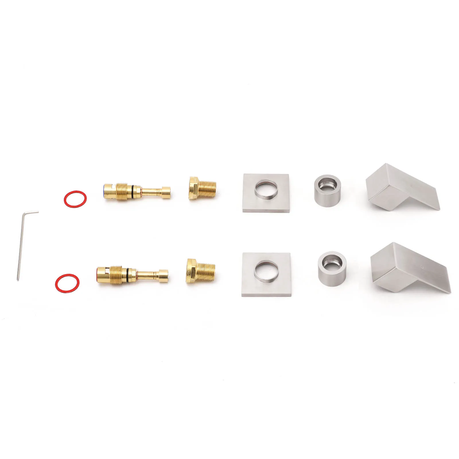 **Sydney Stock** KYLINS Brushed Gold Gun Metal Chrome Black 3 Mode Hand Held Shower Head Set Square Mixer Taps WELS WATERMARK
