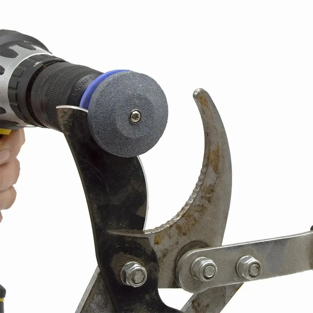 Lawn Mower Blade Sharpener Rotary Stone Grindstone Sharpening Drill Tool AU