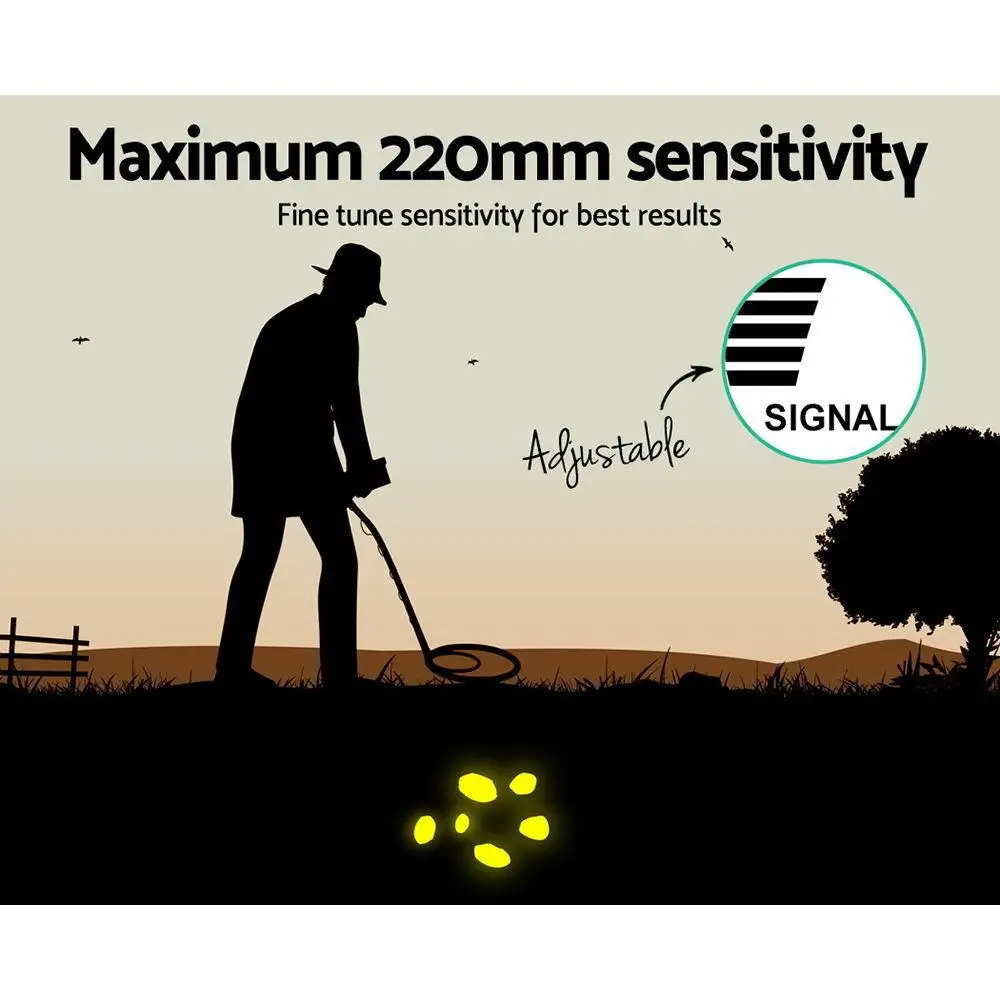 Metal Detector Pinpointer 220MM Deep Sensitive Water Resistant Treasure Hunter Search Tool