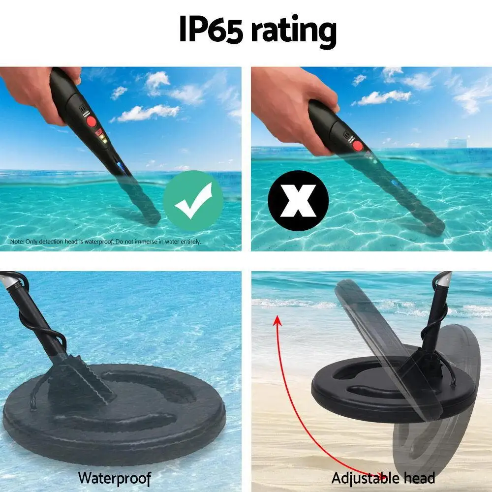 Metal Detector Pinpointer 220MM Deep Sensitive Water Resistant Treasure Hunter Search Tool