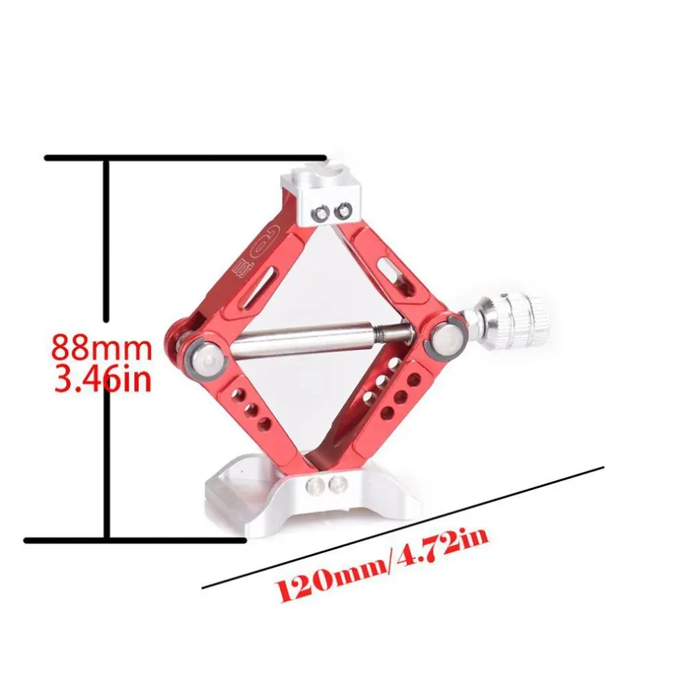 Hand Screw Scissor Lift Adjustable Jack Stands Universal Replace For 1/10 TRX-4 D90 SCX10 Toy Rock Crawler RC Car Accessories