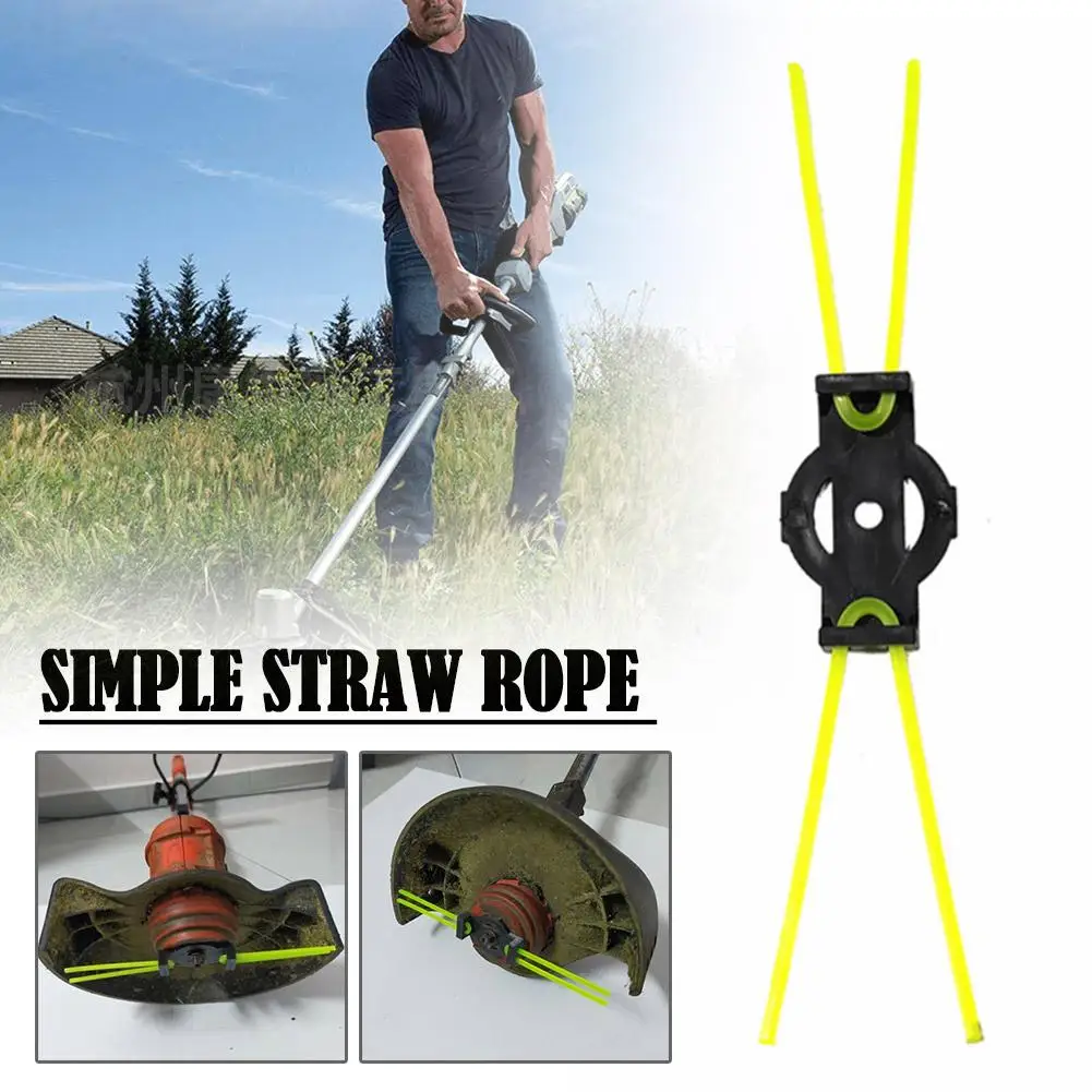 10pcs Simple Grass Rope Mower Accessories Mower Wear-resistant Cutting Rope Mower Head Weeding Brush Removing Moss Rust