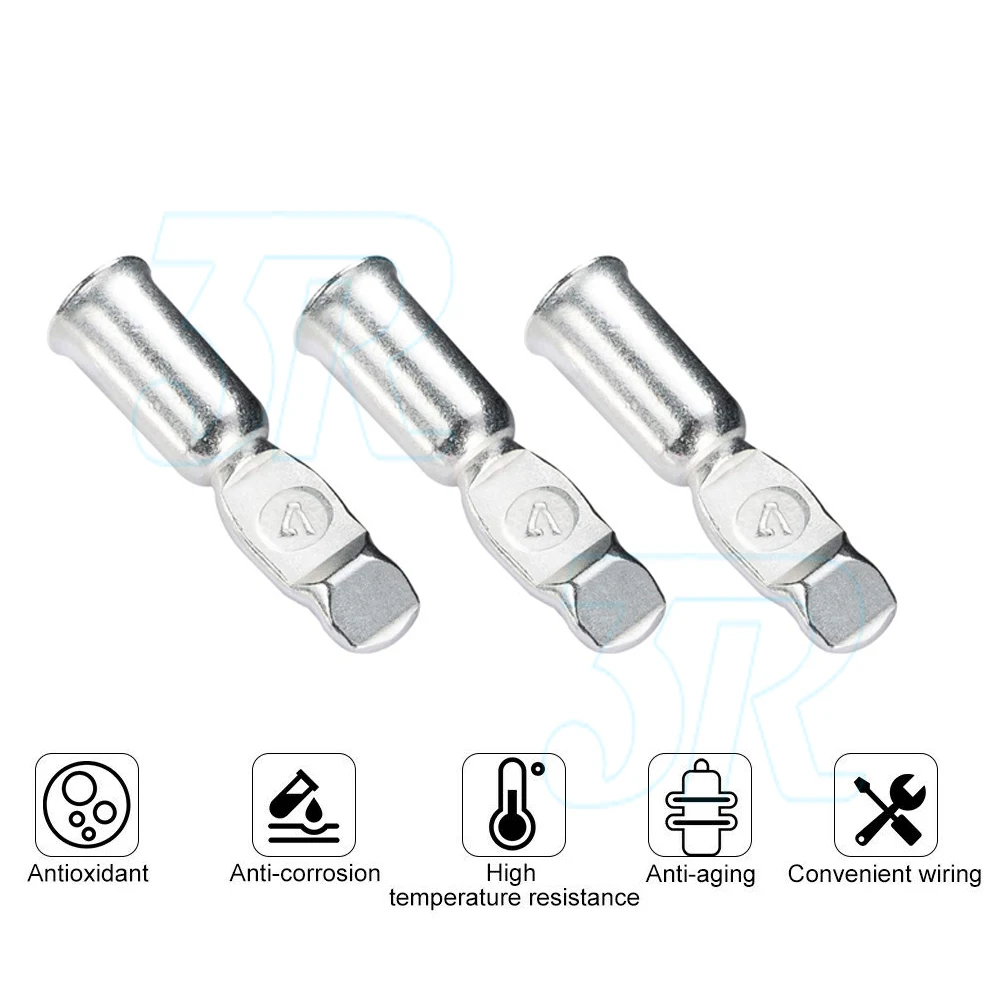 20x 50Amp Copper Terminals Connector For 50a Anderson Style Plugs Contacts