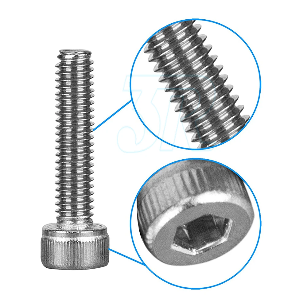 1080pcs M2/M3/M4/M5 Stainless Steel Bolts Nuts Screws Hex Head Assorted Kit Set