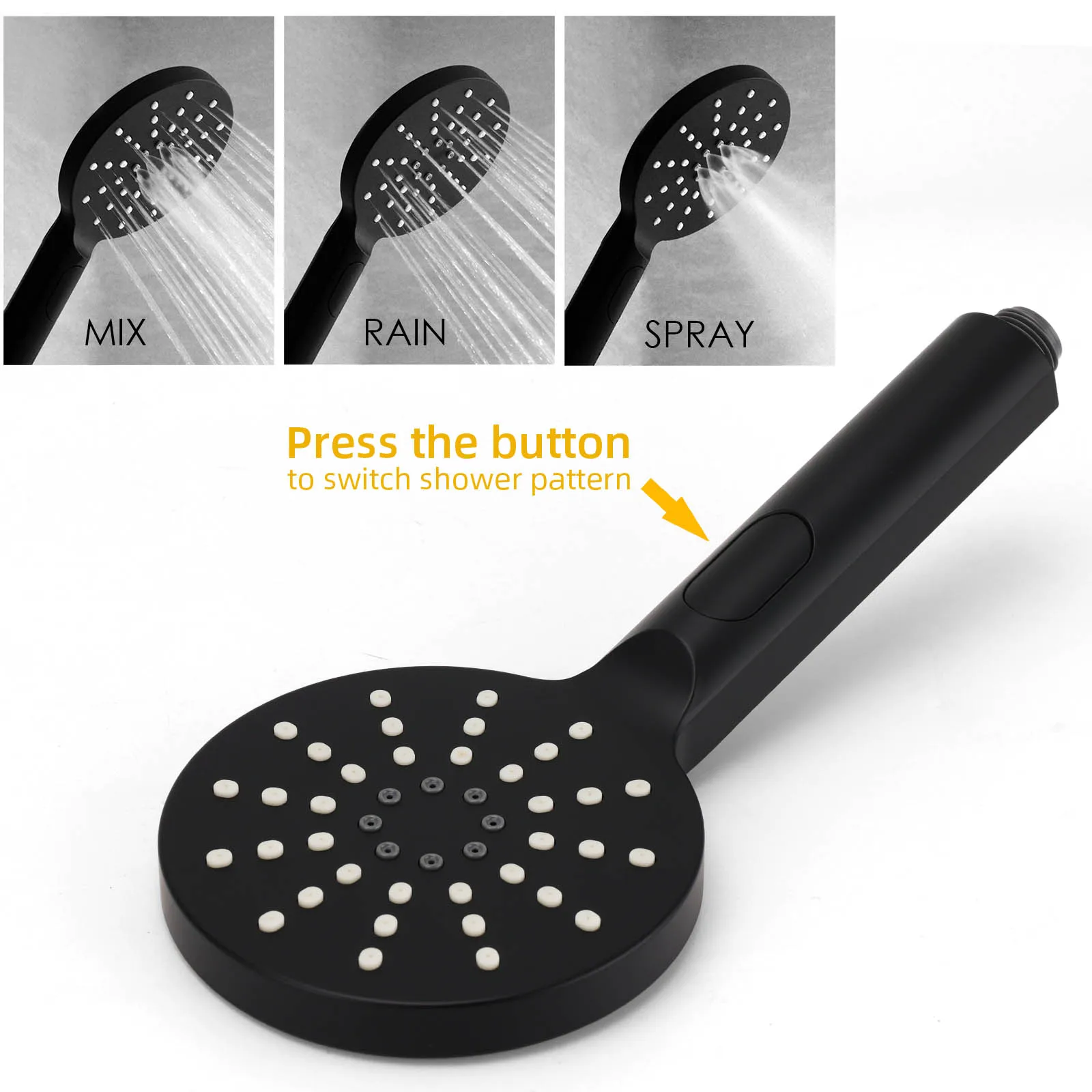 **Sydney Stock** KYLINS Brushed Gold Gun Metal Chrome Black Hand Held Shower Head Set Holder Kit Mixer Taps WELS WATERMARK
