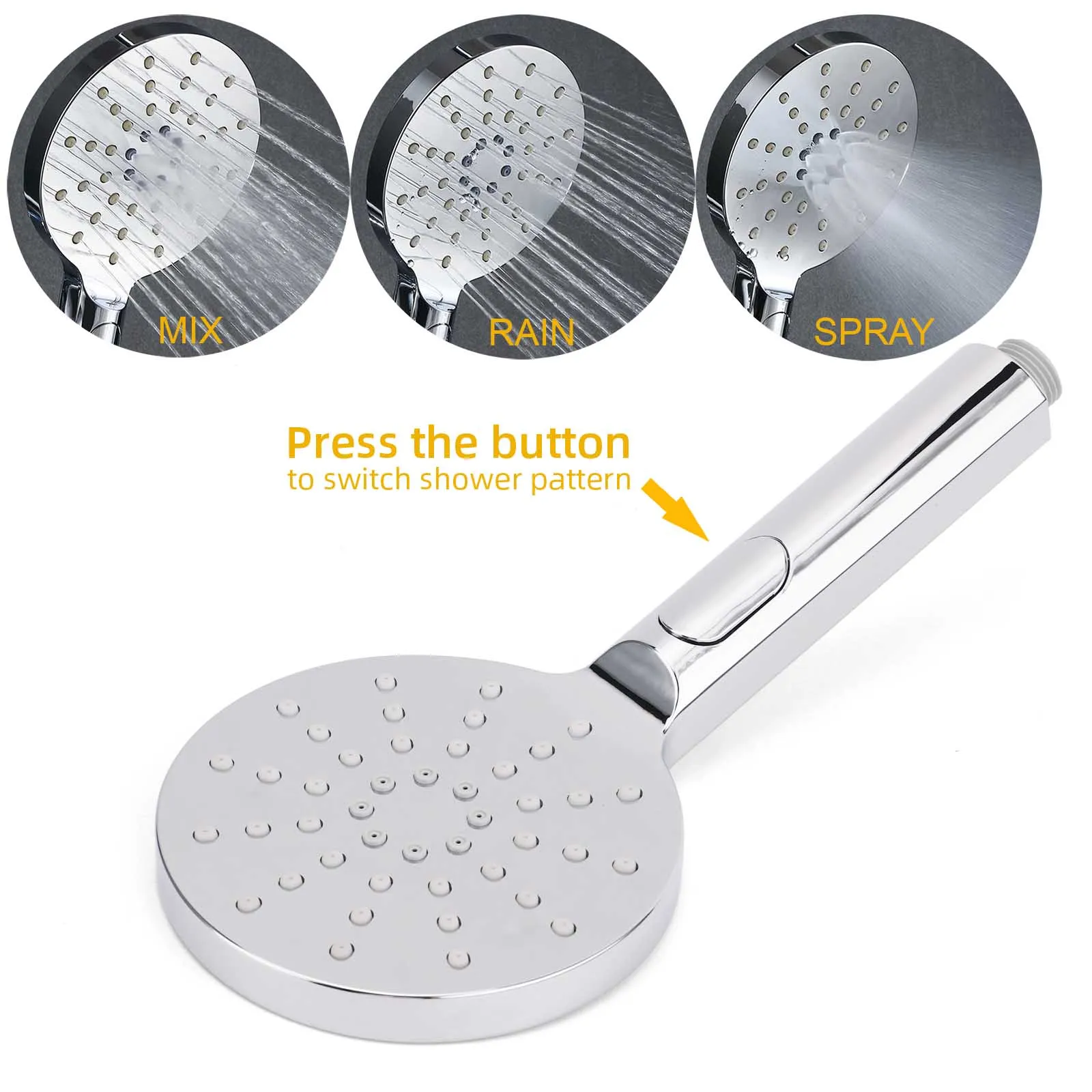 **Sydney Stock** KYLINS Brushed Gold Gun Metal Chrome Black Hand Held Shower Head Set Holder Kit Mixer Taps WELS WATERMARK