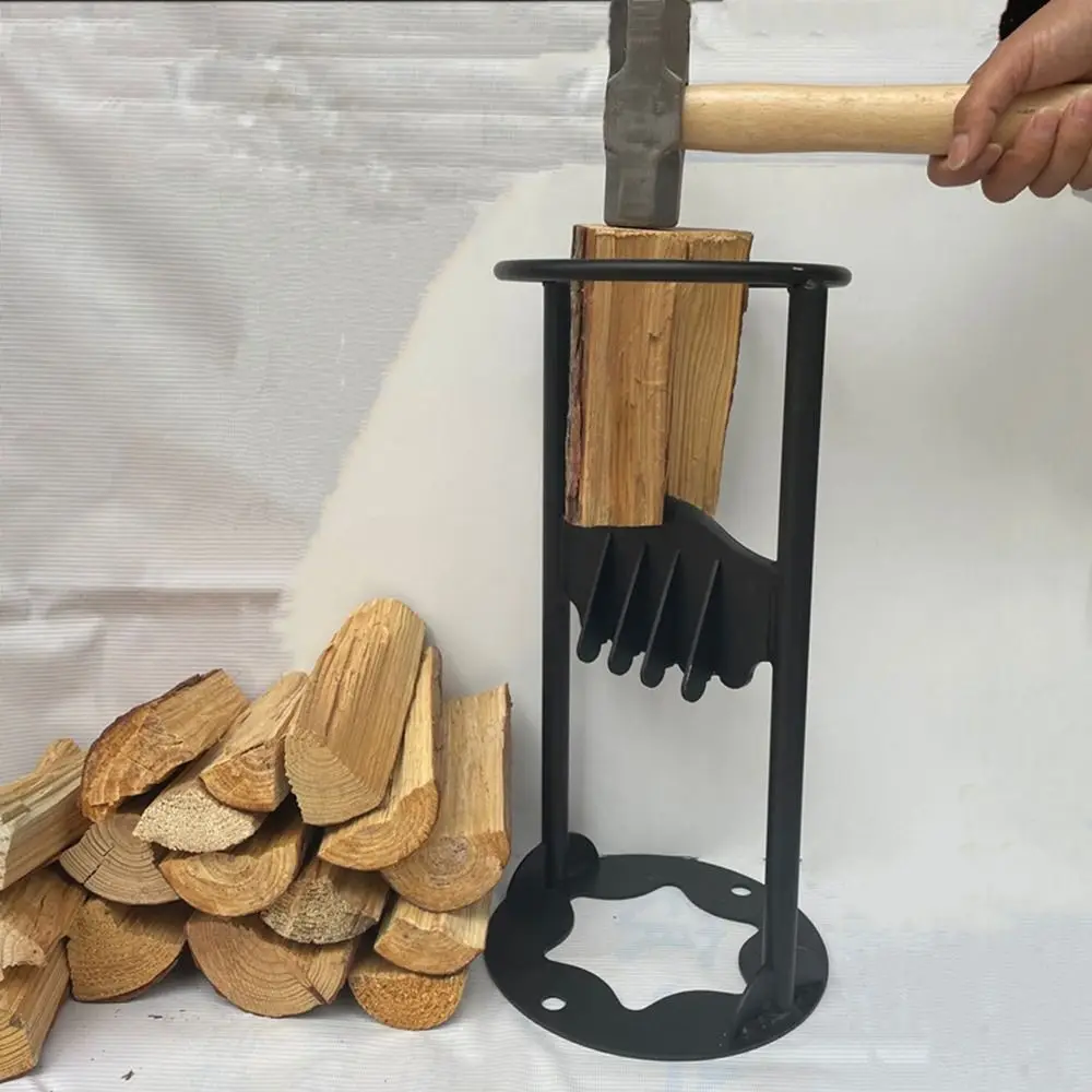 Manual Firewood Splitter Heavy Duty Log Wood Splitting Cutter Kindling Cracker