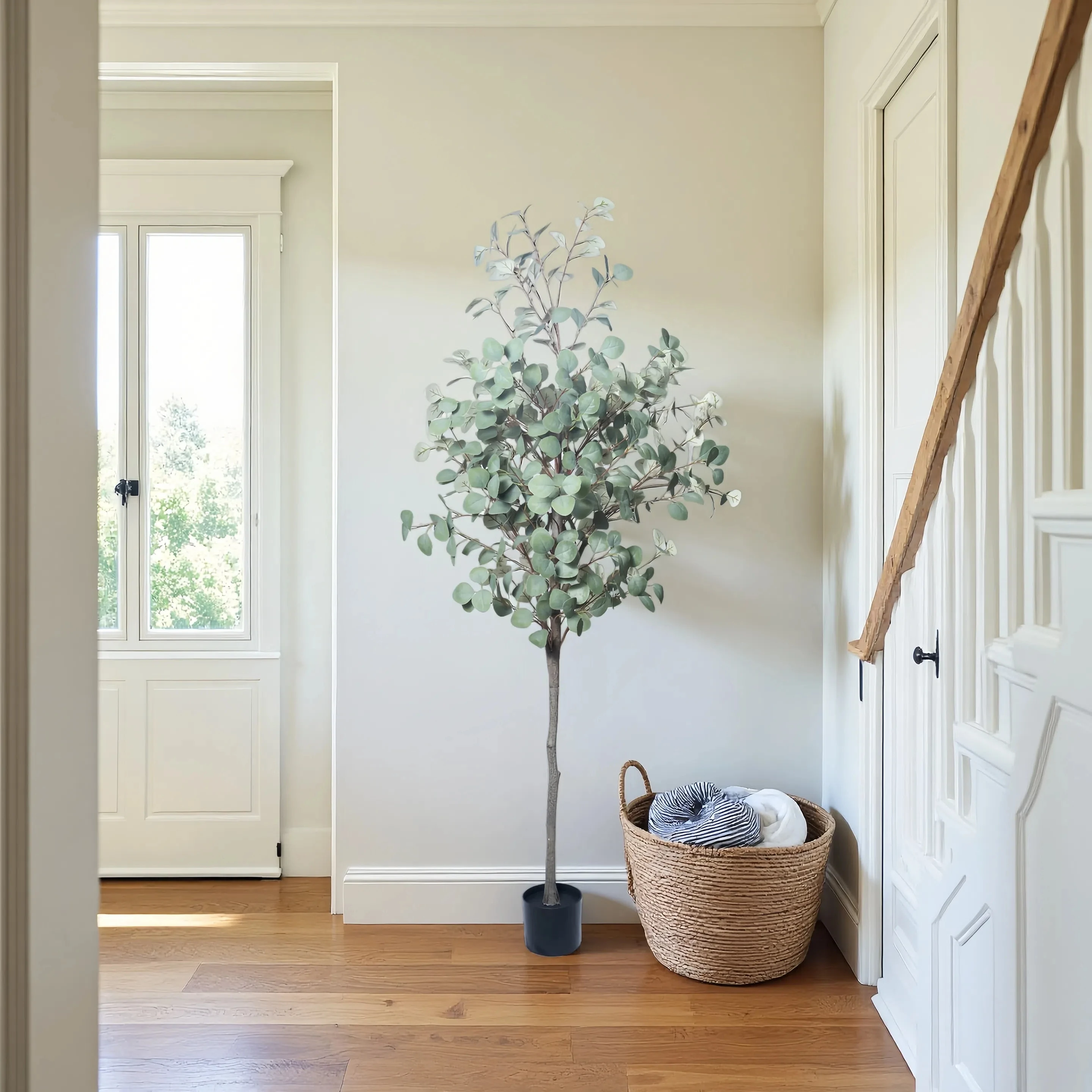 Artificial Eucalyptus Tree-Decoration For Halloween,Christmas,Wedding & Living Room. Bedroom, Office Desk, Modern Space & Events