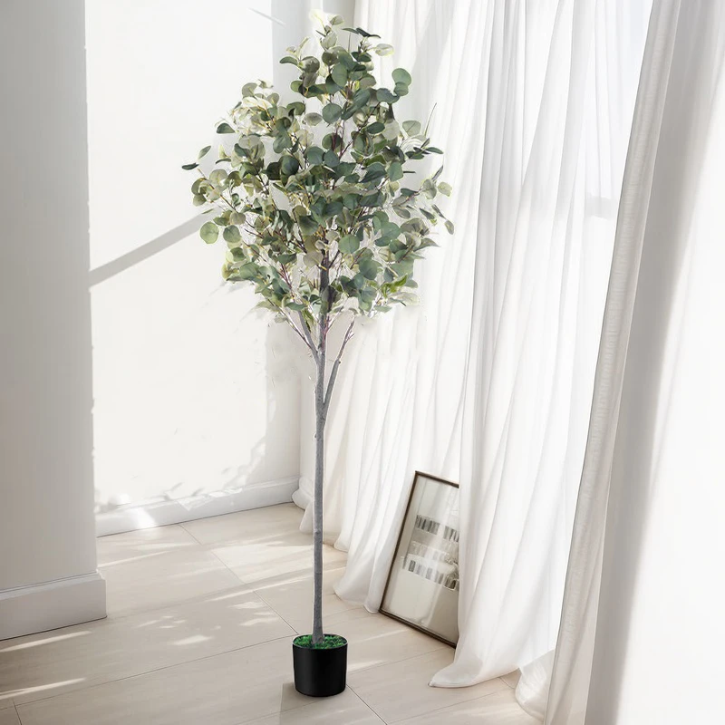 Artificial Eucalyptus Tree-Decoration For Halloween,Christmas,Wedding & Living Room. Bedroom, Office Desk, Modern Space & Events