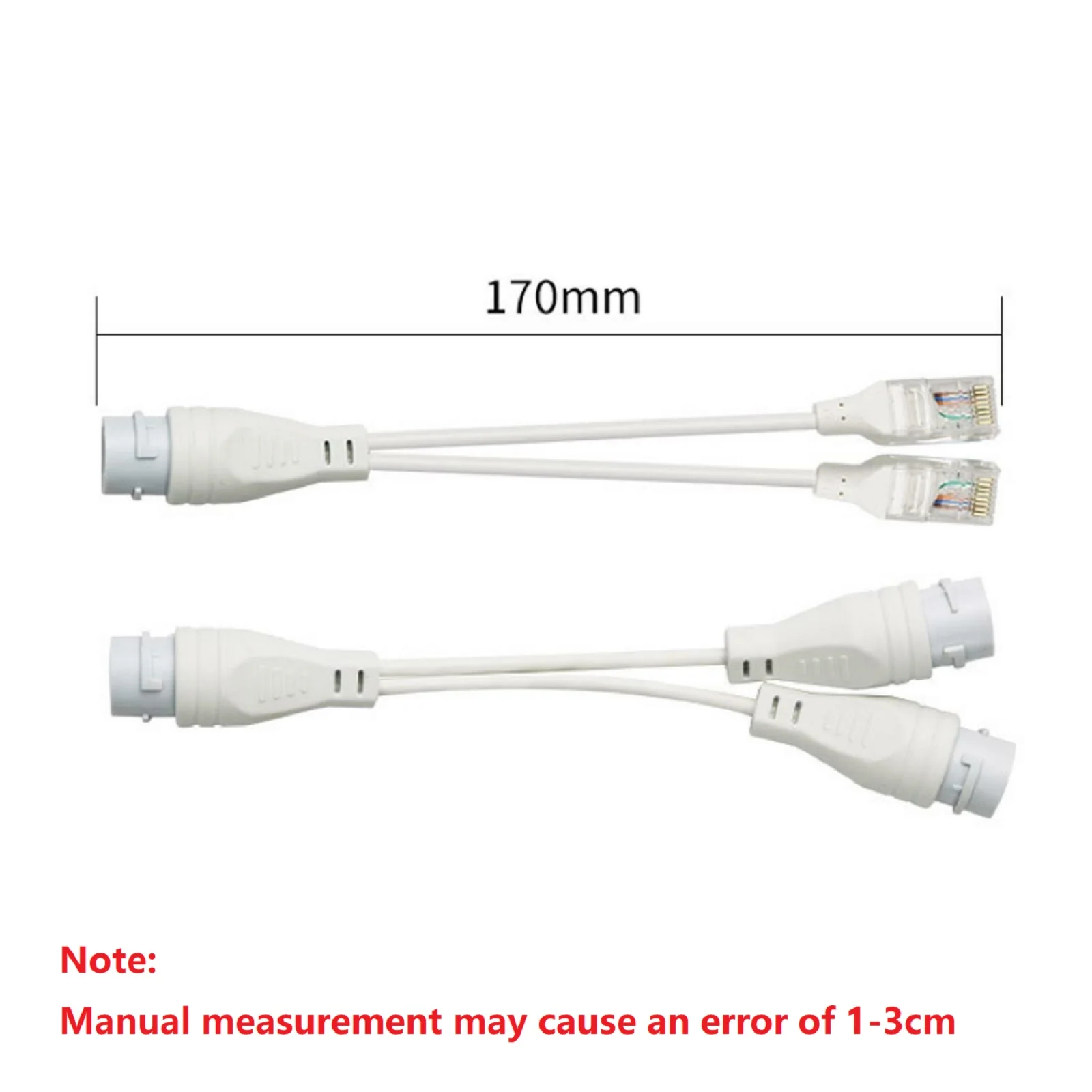 1 to 2 Adapter Network Splitter Poe Switch Connector Rj45 Outdoor Waterproof One Wire Dual Purpose Poe Synthesizer Separator