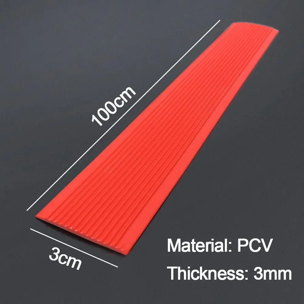 1M PVC Self-adhesive Anti-Slip Stair Tape Treads Carpet Floor Sticker Safety Waterproof Bathroom Floors Ground Sealing Strip