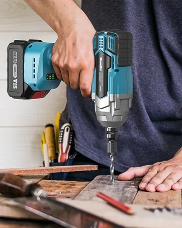 Seesii Cordless Impact Wrench 1/2 inch Brushless Impact Gun Max Torque 650Nm 3300RPM 2x 4.0 For makita Battery Impact Driver