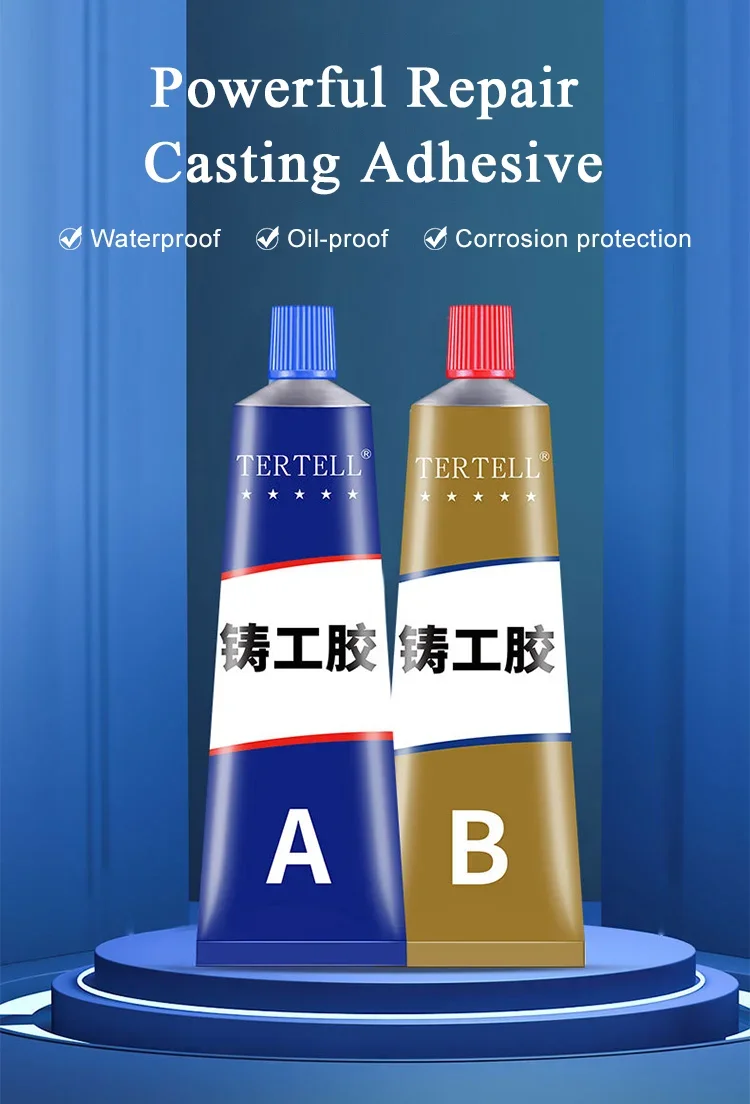 Cold Welding Glue Metal Repair Glue Heat-resistant AB Sealant High-strength Magic Plastic Repair Casting Adhesive Epoxy Resin