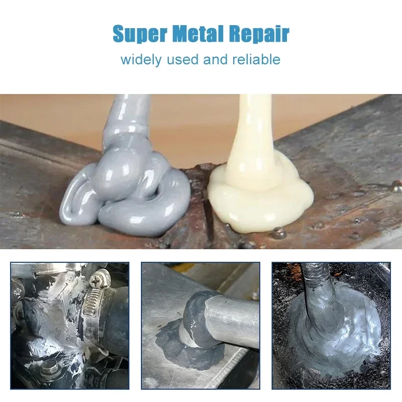 Cold Welding Glue Metal Repair Glue Heat-resistant AB Sealant High-strength Magic Plastic Repair Casting Adhesive Epoxy Resin