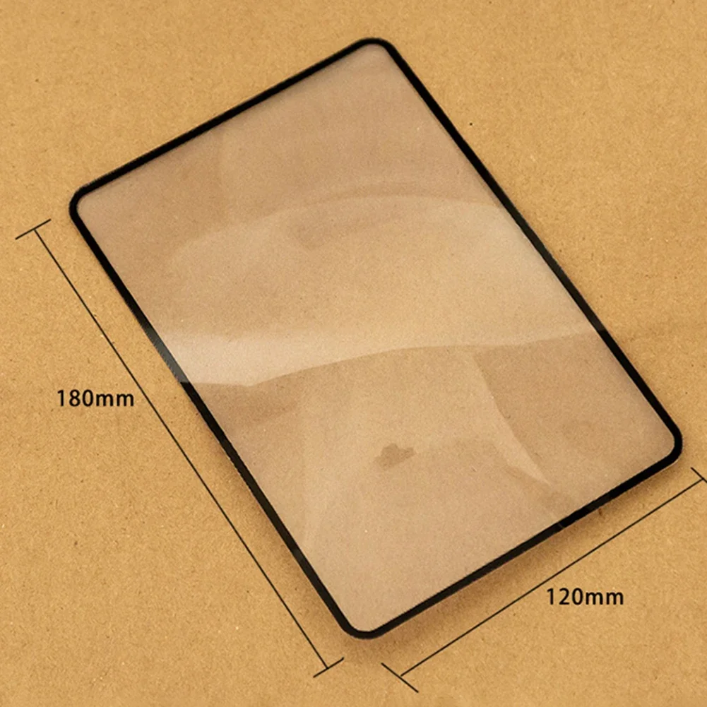 Magnifying Glass Light A5 Full Page Large Sheet Magnifier Magnifying Glass Book Page Magnification 3X Ultra-thin Magnifier Loupe