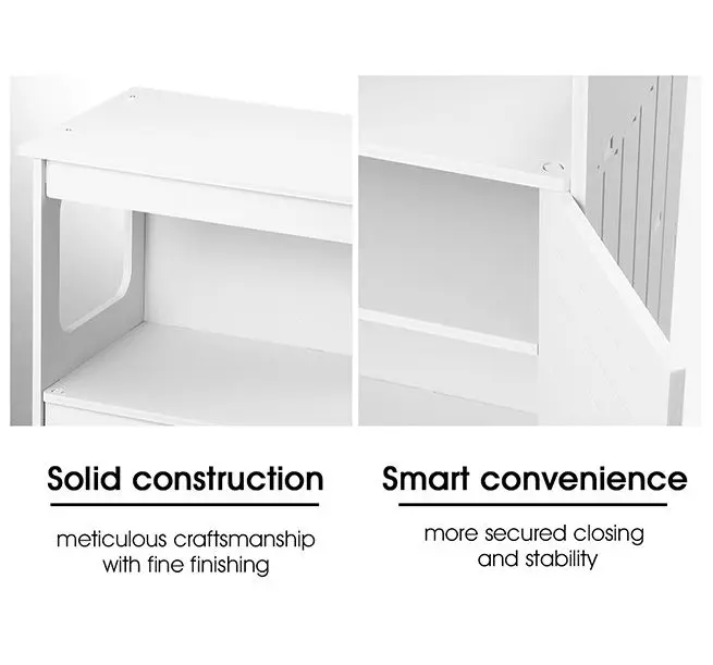 Maxkon Freestanding Bathroom Cabinet Storage Shelf Organiser Stand Waterproof Cupboard