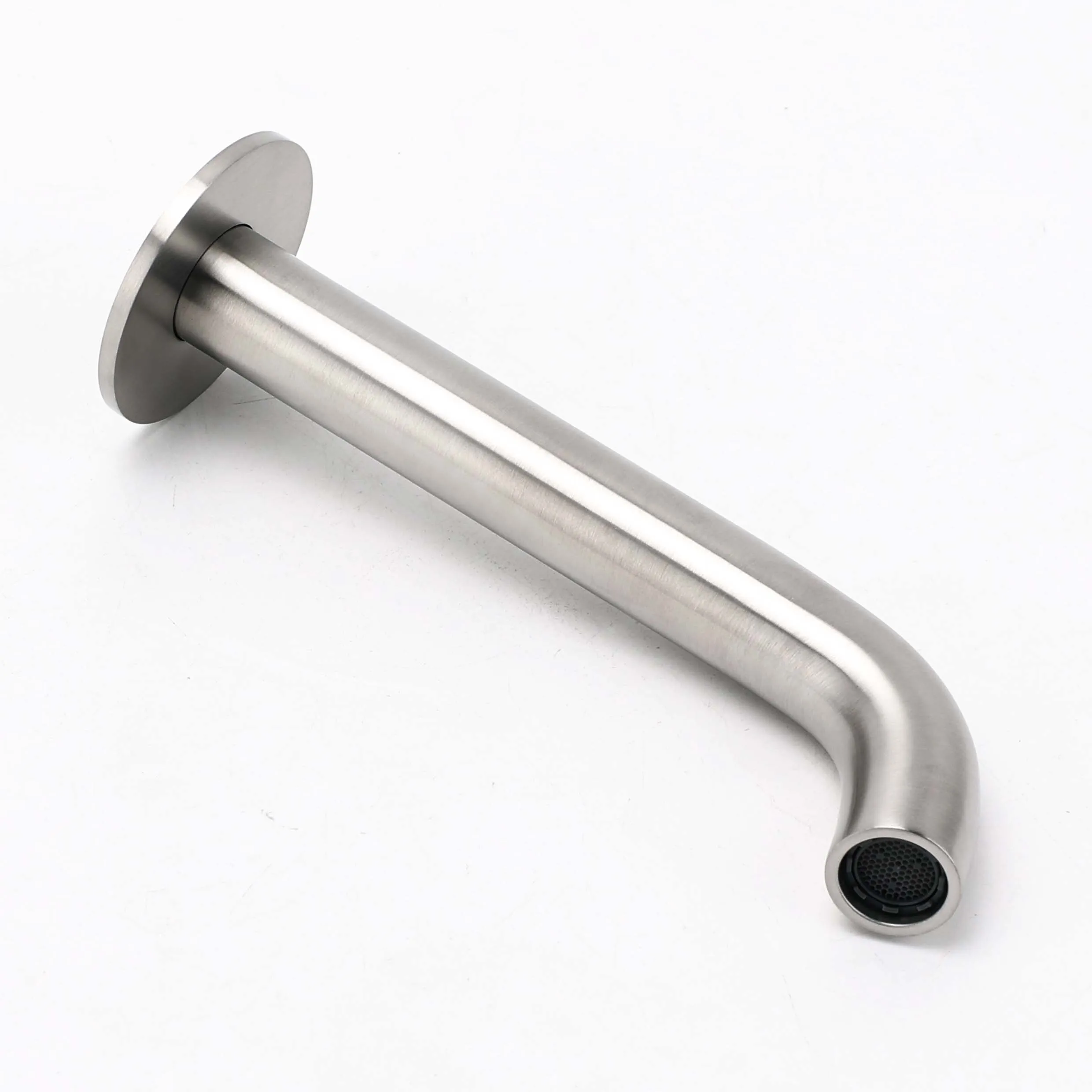 **Sydney Stock** KYLINS Bathroom 3 Holes Wall Basin Tap Set Spout Sink Vanity Bathtub Filler Brushed Nickel Round WaterMark Wels