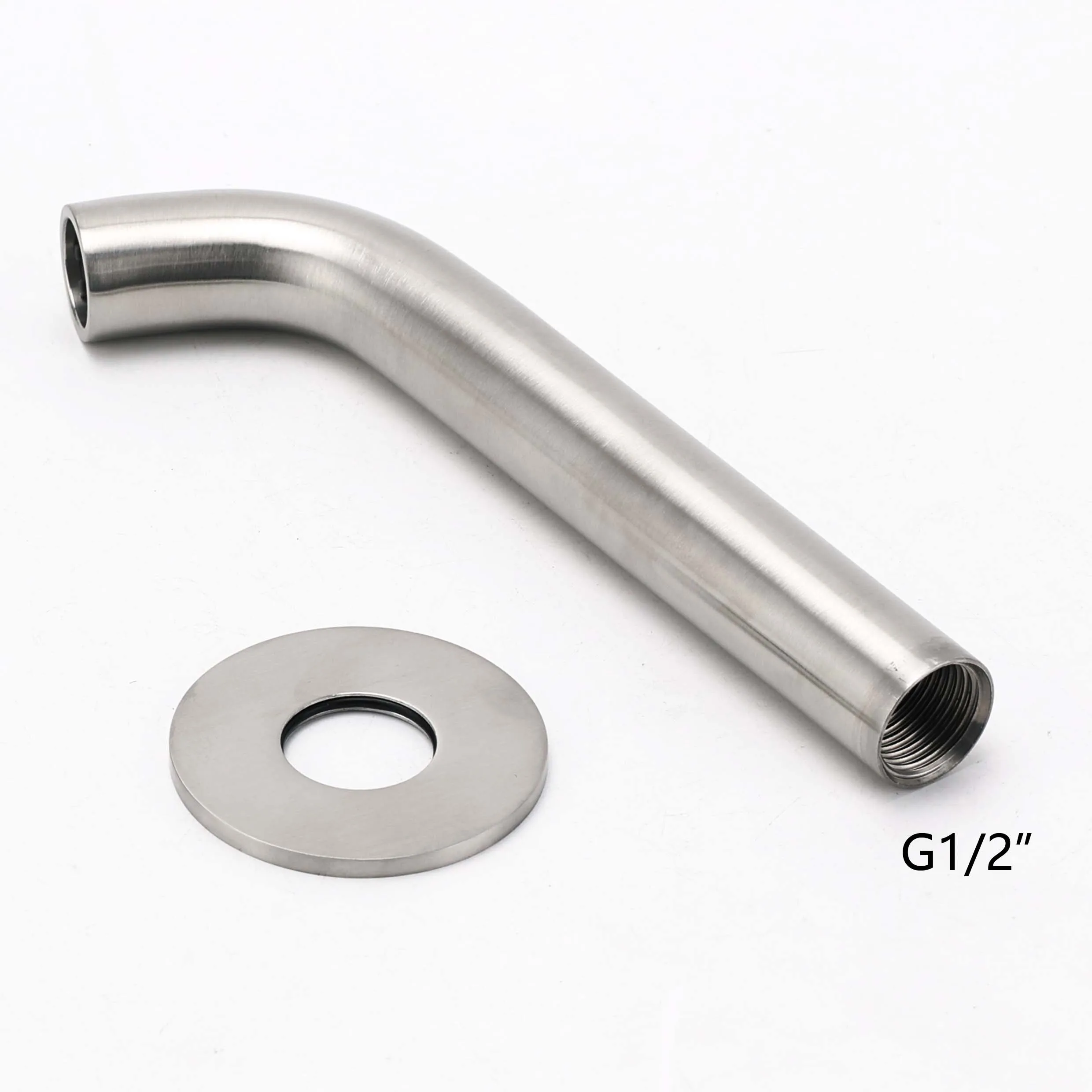 **Sydney Stock** KYLINS Bathroom 3 Holes Wall Basin Tap Set Spout Sink Vanity Bathtub Filler Brushed Nickel Round WaterMark Wels
