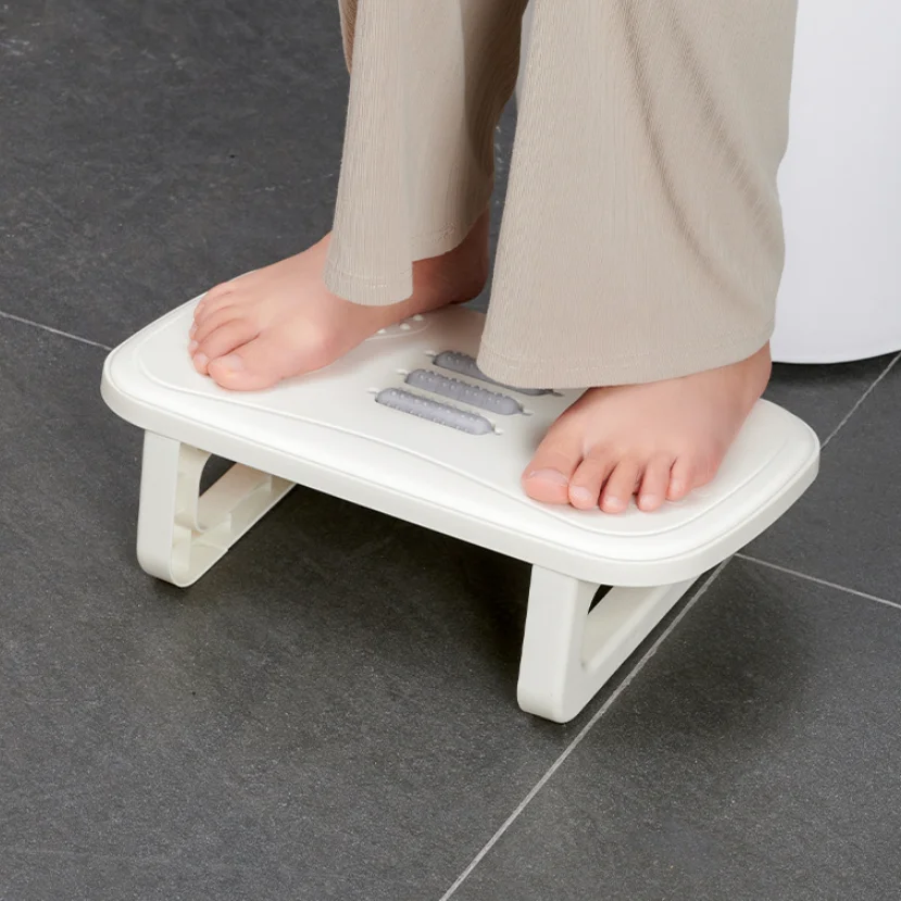 Portability Foot Rest Under Desk Footrest Ergonomic Foot Stool with Massage Rollers Foot Rest For Home Office Work Fast Ship