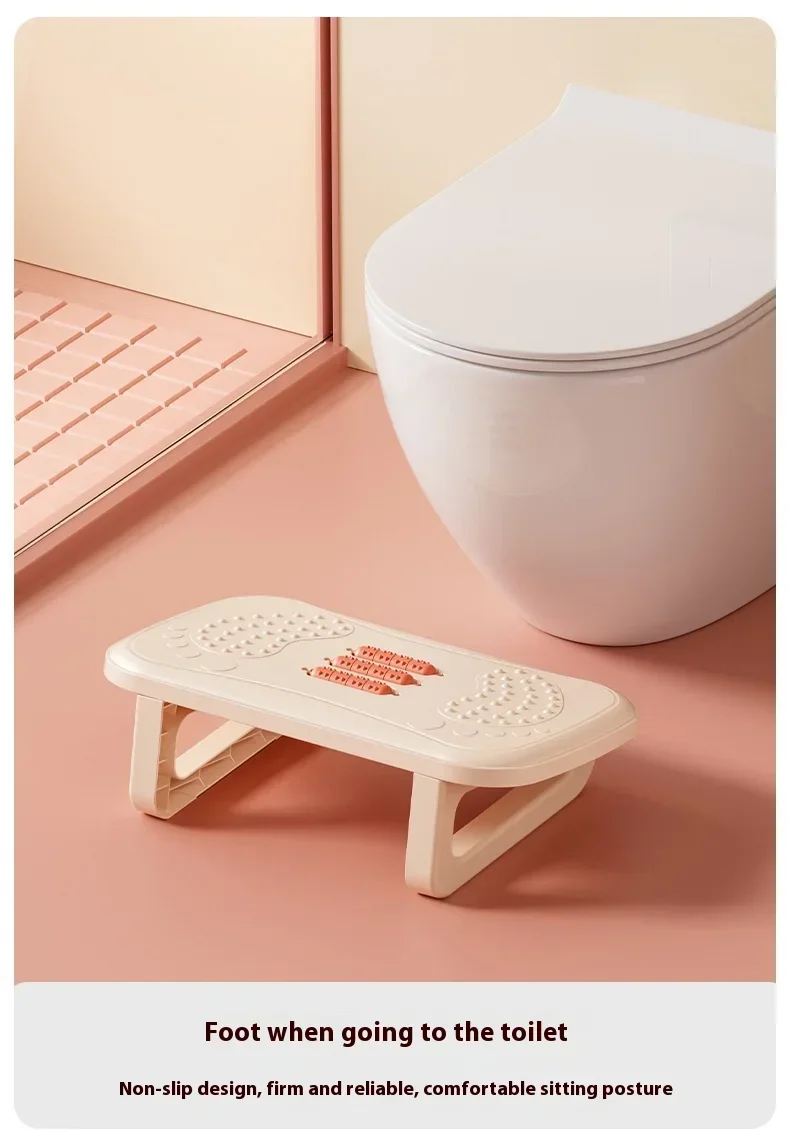Portability Foot Rest Under Desk Footrest Ergonomic Foot Stool with Massage Rollers Foot Rest For Home Office Work Fast Ship