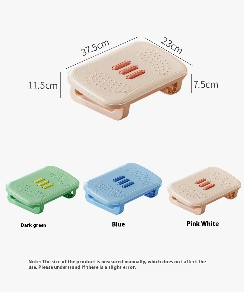 Portability Foot Rest Under Desk Footrest Ergonomic Foot Stool with Massage Rollers Foot Rest For Home Office Work Fast Ship