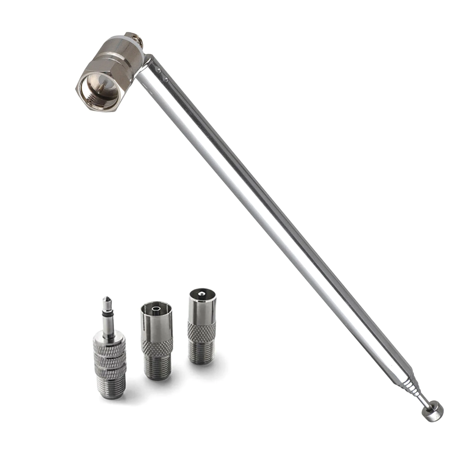 Rod Antenna 3.5mm Adapter FM Radio Antenna Replace Telescopic Aerial F Type Male Plug Connector For Bose Wave Radio Accessories