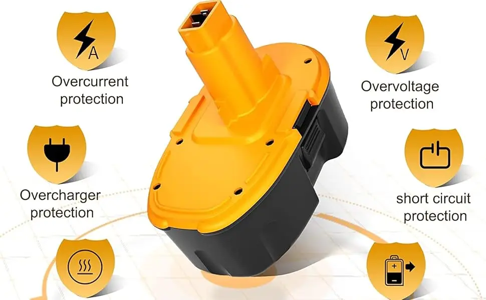 100% New 1/2/4 DC9096 18V 5500mAh Ni-MH Power Tool for Dewalt DC9096 DE9039 DE9095 DW9098 DE9503 DW9096 Replacement Battery Pin