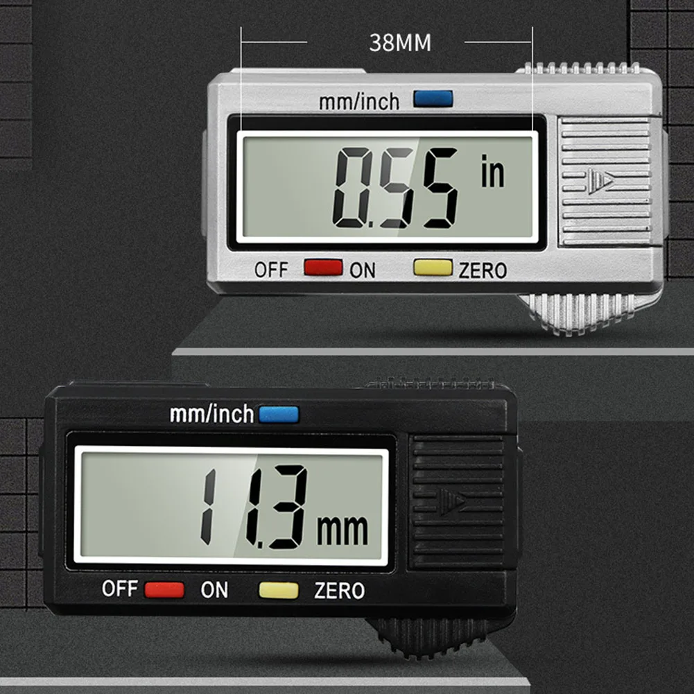 Multipurpose Vernier Caliper Digital High-strength Plastics 4 Measuring Functions 0.1mm Accuracy for Auto Machinery
