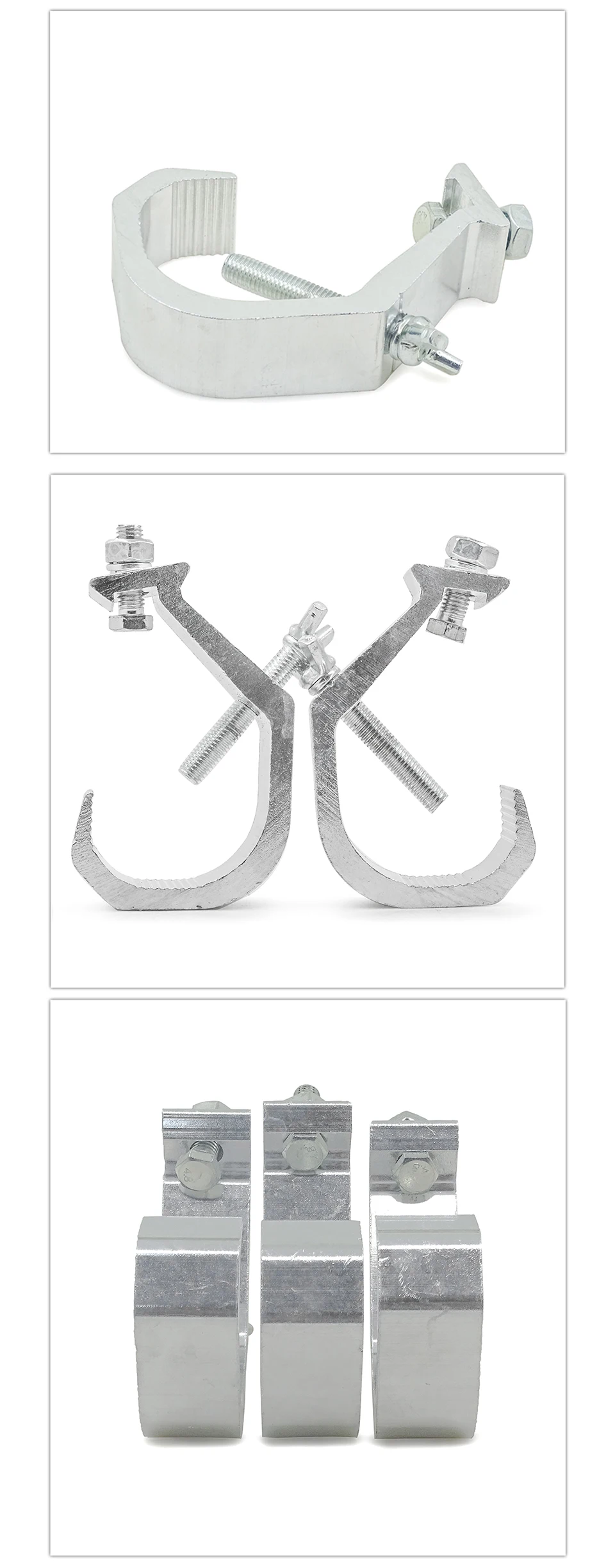 10Pcs/Lot Led Stage Light Truss Aluminum Lights Hook Par Light Hooks DJ Club Light Hanging Hook