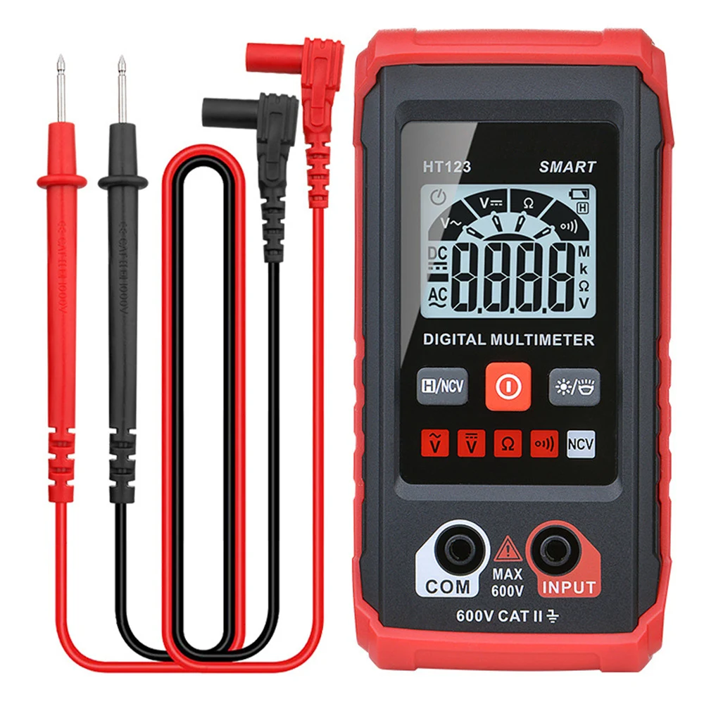 2PCS Digital Multimeter,Tm-510 4000 Counts,Smart Measurement,Auto-Ranging Voltmeter
