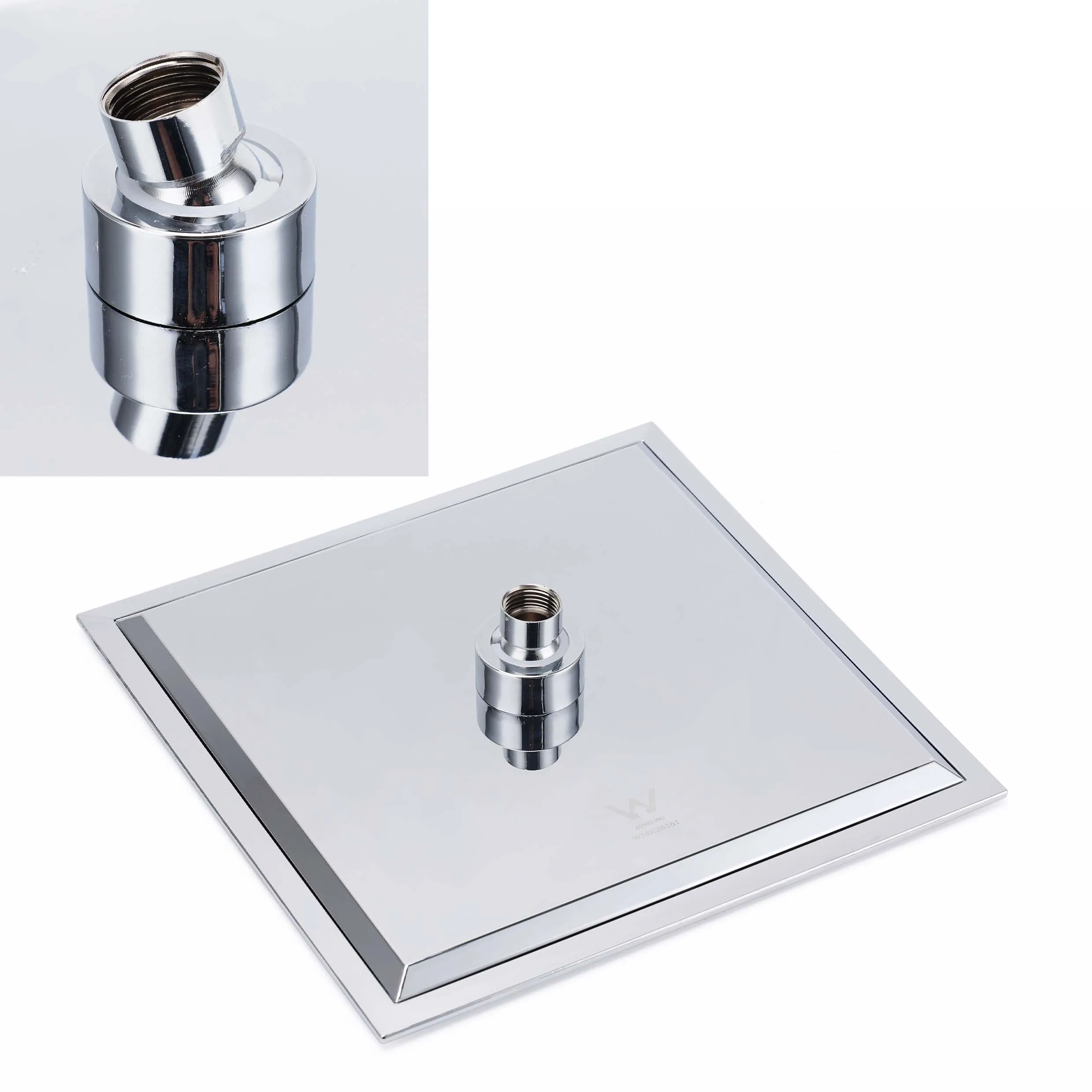 **Sydney Stock** KYLINS Square 10" Rain Shower Head Rose 3 Mode Handheld 2 In 1 Sliding Rail Slider Wall Arm Set WELS WaterMark