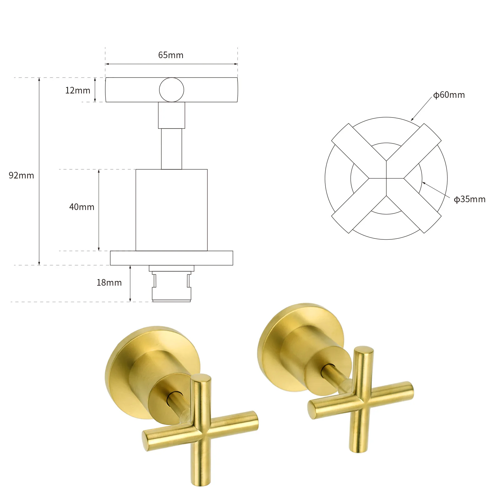 **Sydney Stock** KYLINS Brushed Gold Sliding Rail with 3 Mode Hand Held Shower Head Set Kit Mixer Taps Round WaterMark Wels