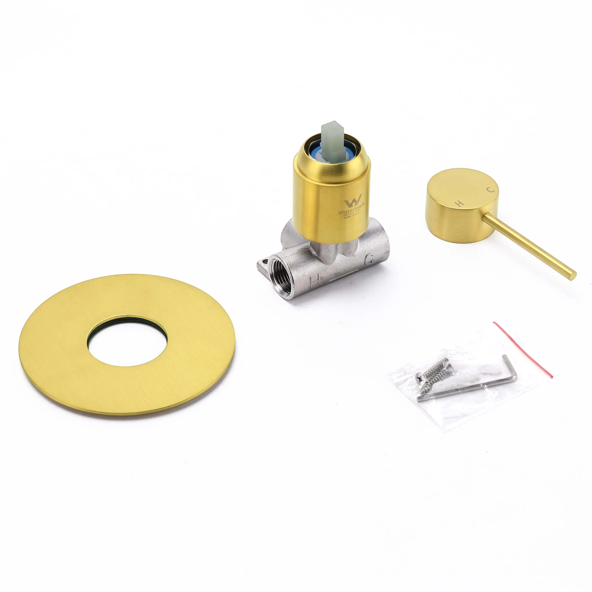 **Sydney Stock** KYLINS Brushed Gold Sliding Rail with 3 Mode Hand Held Shower Head Set Kit Mixer Taps Round WaterMark Wels