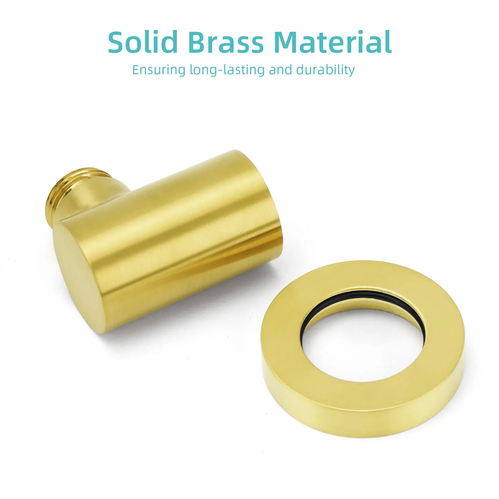 **Sydney Stock** KYLINS Brushed Gold Sliding Rail with 3 Mode Hand Held Shower Head Set Kit Mixer Taps Round WaterMark Wels