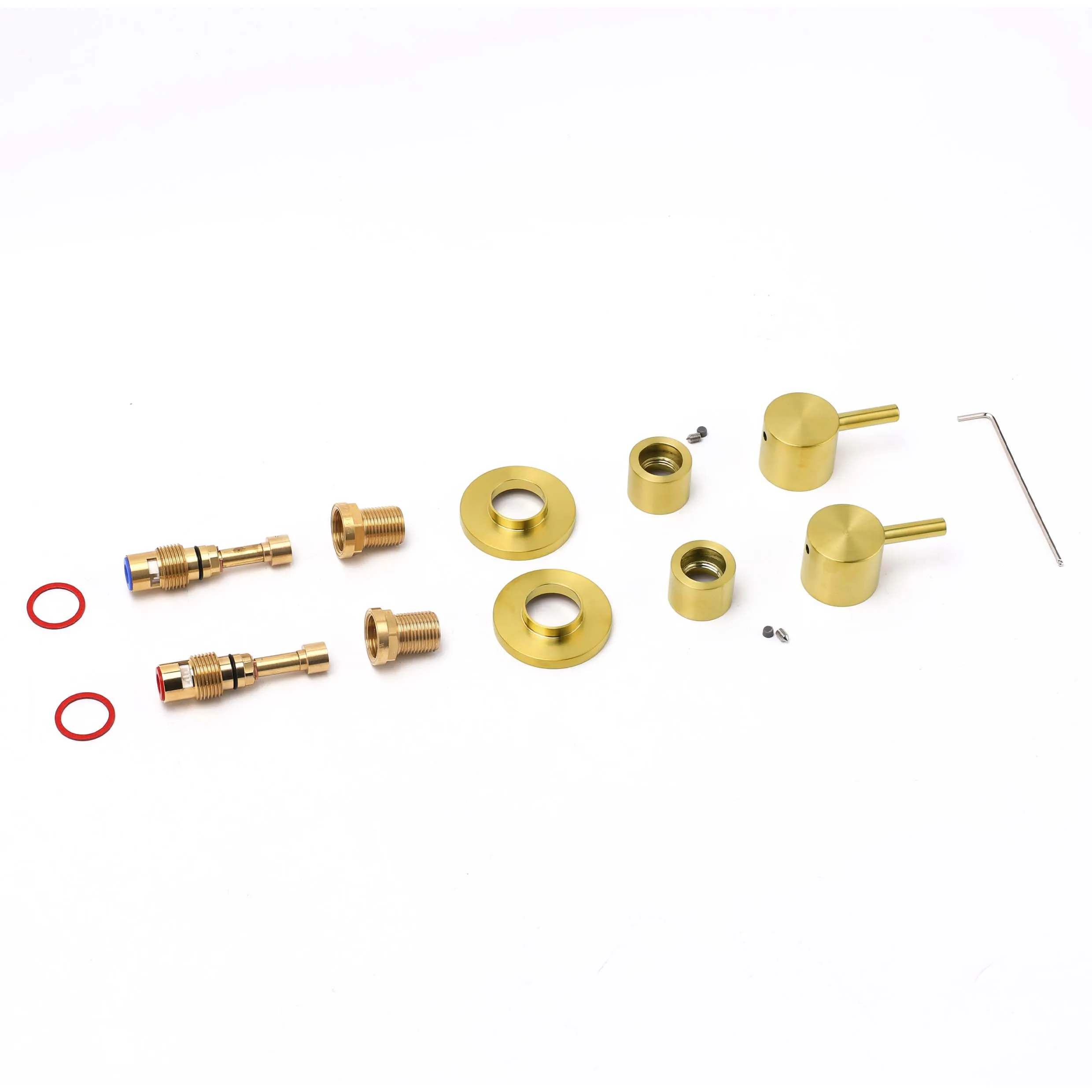 **Sydney Stock** KYLINS Brushed Gold Sliding Rail with 3 Mode Hand Held Shower Head Set Kit Mixer Taps Round WaterMark Wels