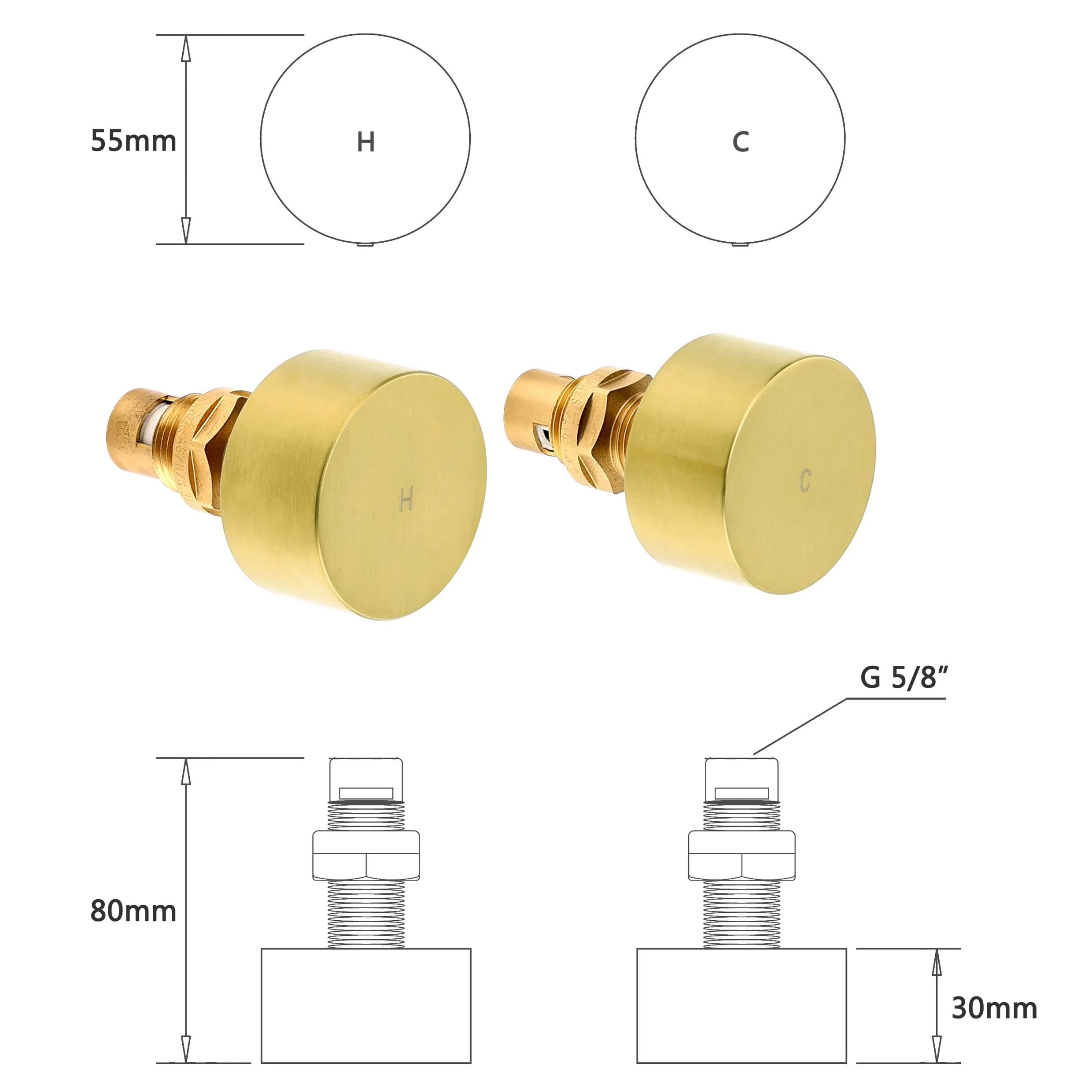 **Sydney Stock** KYLINS Brushed Gold Sliding Rail with 3 Mode Hand Held Shower Head Set Kit Mixer Taps Round WaterMark Wels