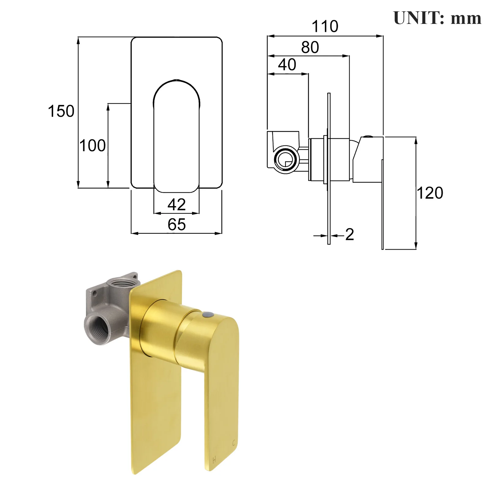 **Sydney Stock** KYLINS Brushed Gold Sliding Rail with 3 Mode Hand Held Shower Head Set Kit Mixer Taps Round WaterMark Wels