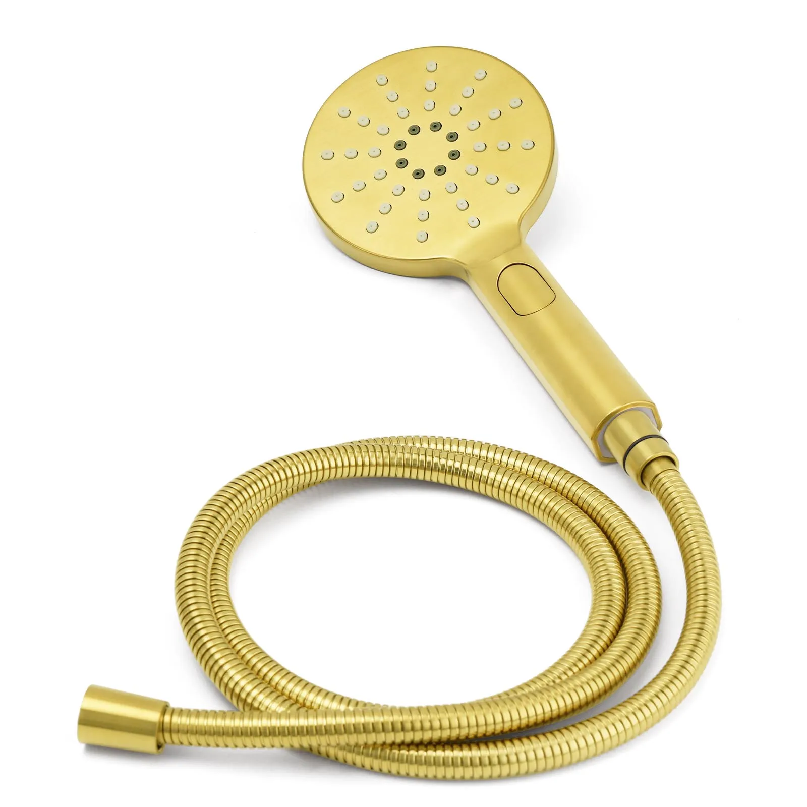 **Sydney Stock** KYLINS Brushed Gold Sliding Rail with 3 Mode Hand Held Shower Head Set Kit Mixer Taps Round WaterMark Wels