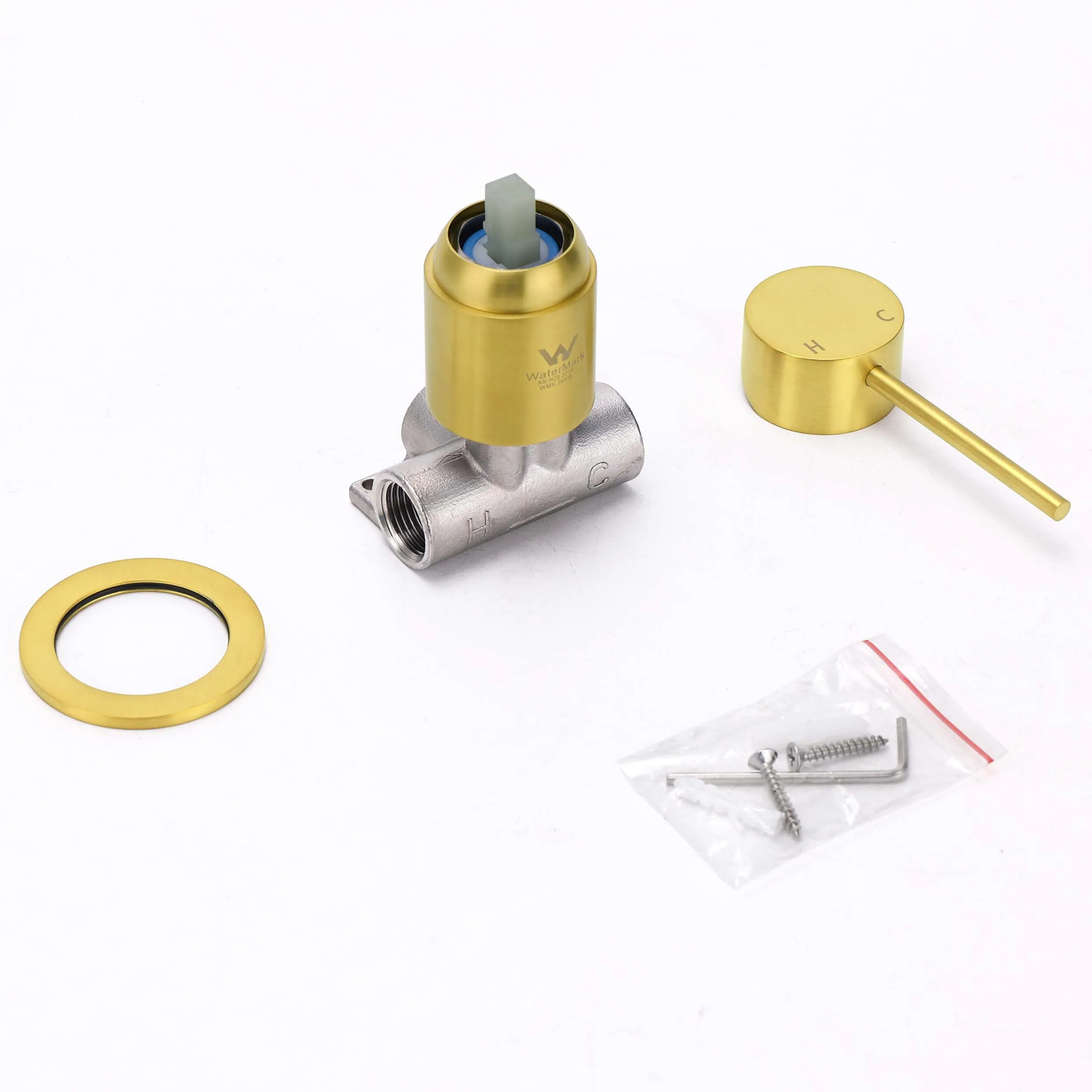 **Sydney Stock** KYLINS Brushed Gold Sliding Rail with 3 Mode Hand Held Shower Head Set Kit Mixer Taps Round WaterMark Wels