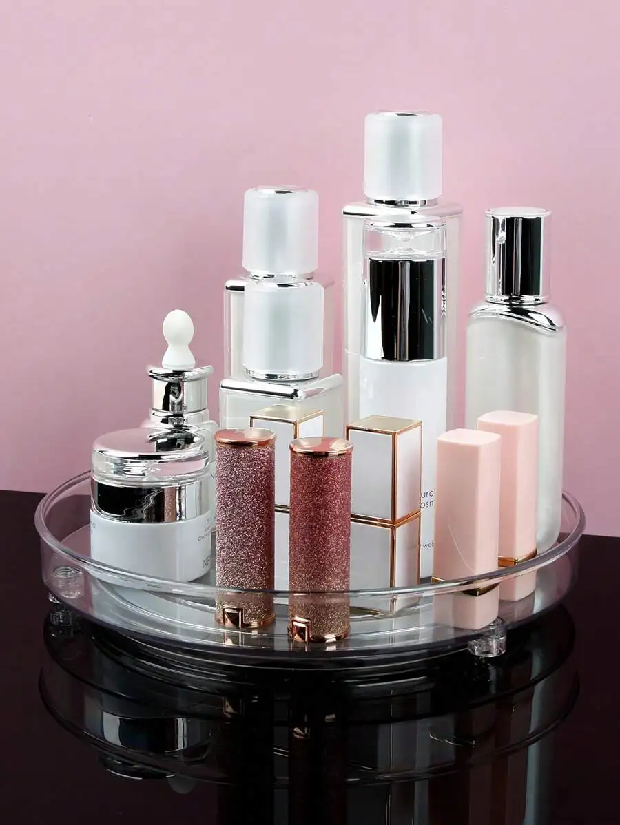 Rotatable Clear Makeup Organizer