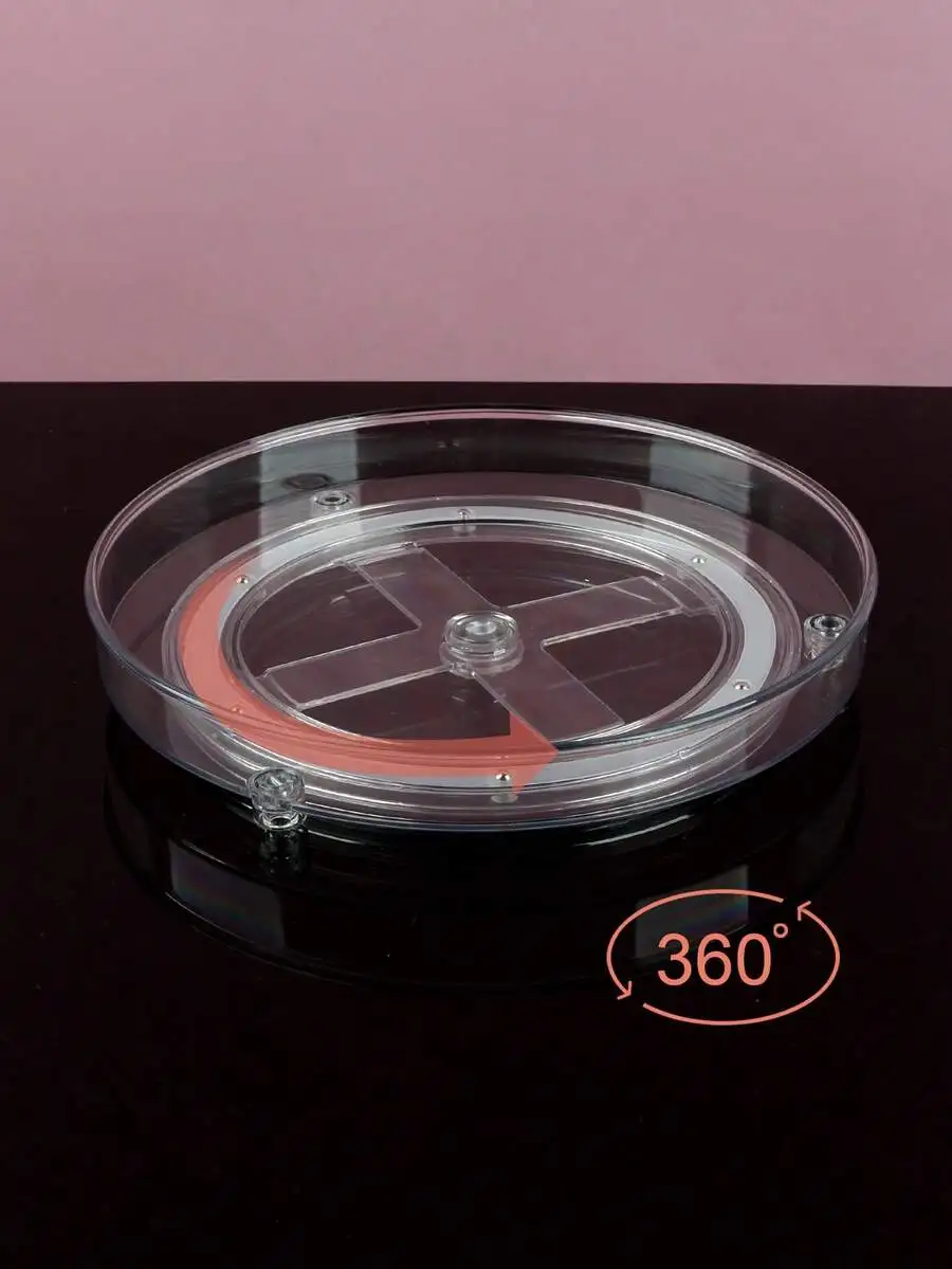 Rotatable Clear Makeup Organizer