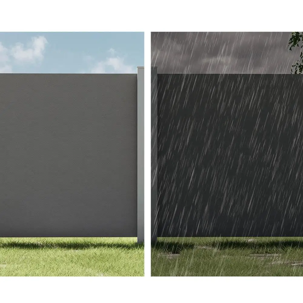 Retractable Side Awning Privacy Screen Outdoor Sun Shade 2x3M Grey