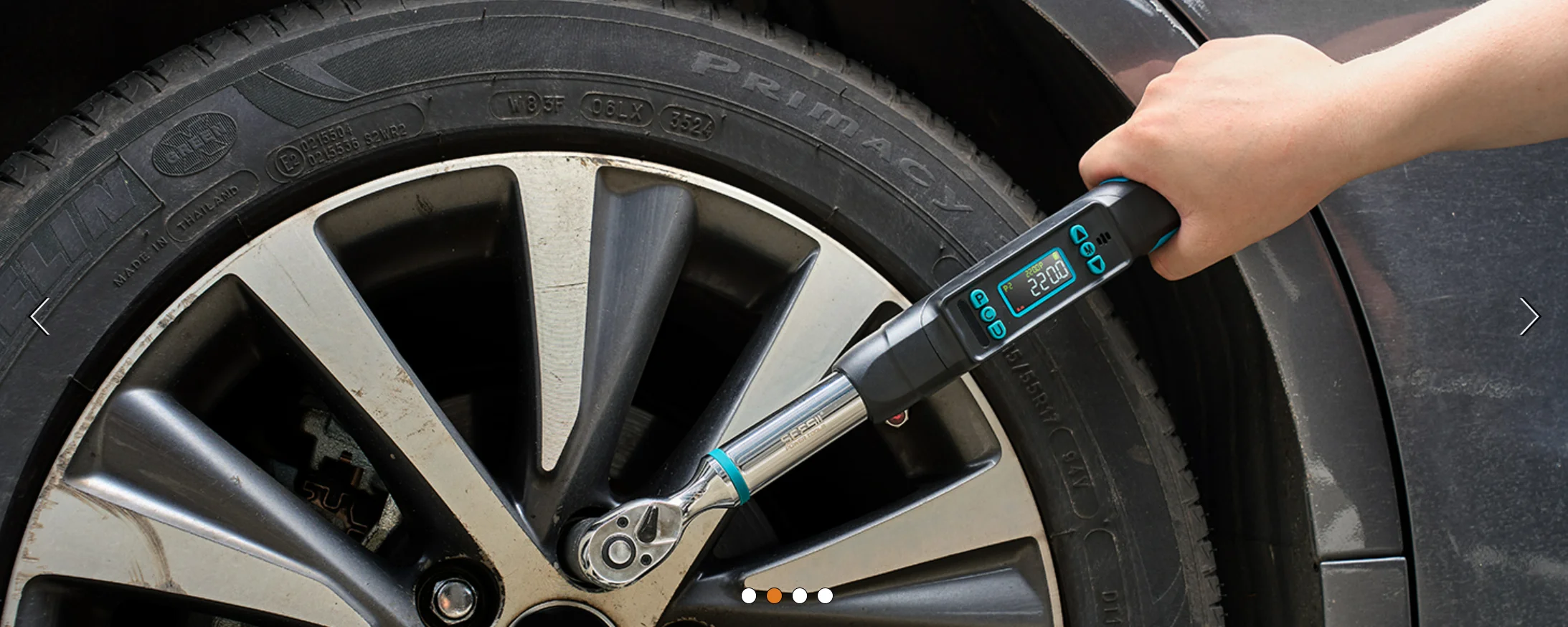 SEESII 3/8' 220N.m Digital Torque Wrench ±2% Accuracy Electric Torque Wrench W/Real-Time Peak Modes for Bicycle Car Motorcycle